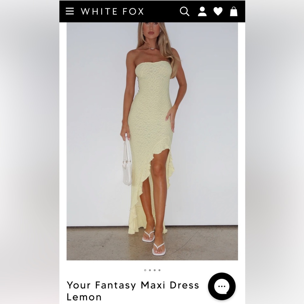 Your Fantasy Maxi Dress Lemon